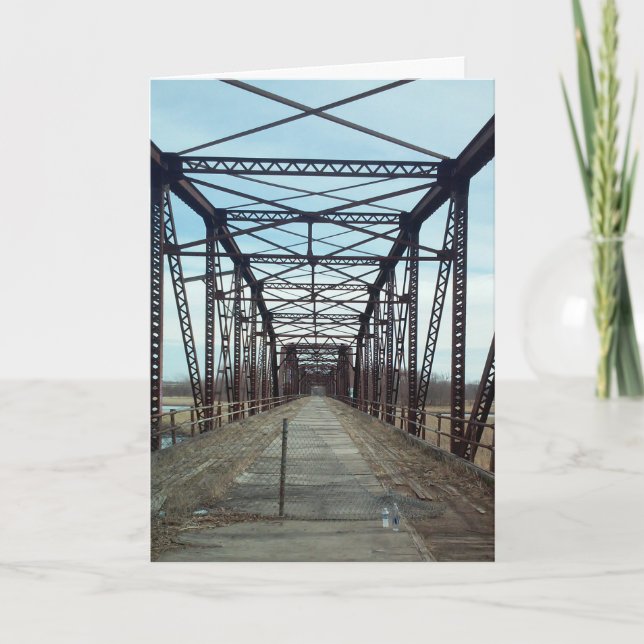 "Old Cedar Avenue Bridge" Get Well Card (Front)