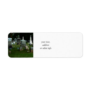 Old Cemetery Return Address Label
