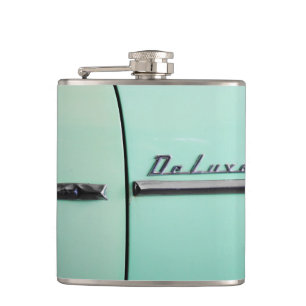 Old Chevrolet Deluxe Hip Flask