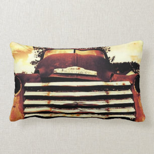 Old Chevy Farming Truck Lumbar Cushion