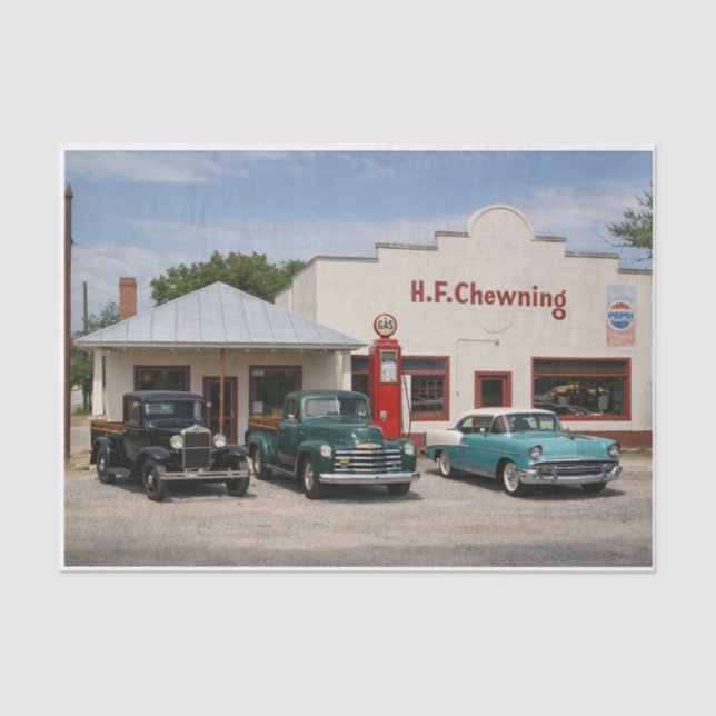 Old Chewning Store- Spotsylvania, Va  Tissue Paper (Front)