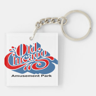Old Chicago Amusement Park, Bolingbrook, Illinois Key Ring