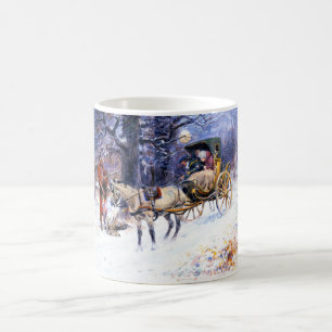 Old Christmas in New England (by Charles Russell) Coffee Mug