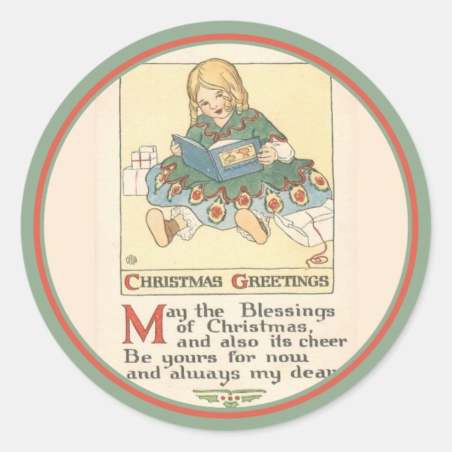 Old Christmas Stickers  (Front)