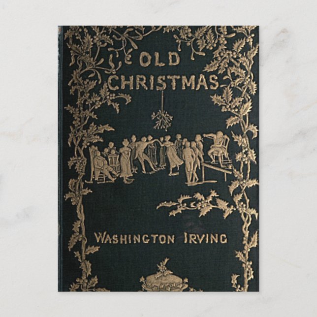 Old Christmas - Washington Irving Holiday Postcard (Front)