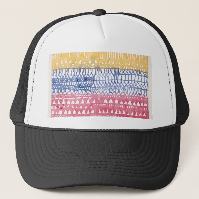 Old City (1928) by paul klee Trucker Hat (Front)