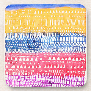 Old City by Paul Klee. Beverage Coaster