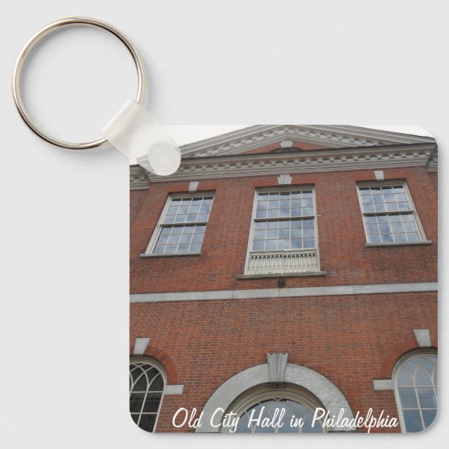 Old City Hall in Philadelphia  Key Ring (Front)