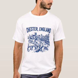 Old City Walls Of Chester England T-Shirt