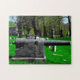 Old Civil War Cannons. Jigsaw Puzzle
