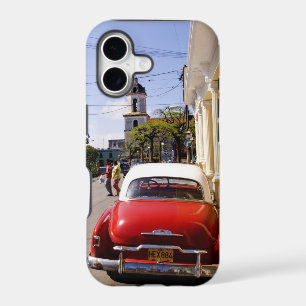 Old classic American auto in Guanabacoa a town
