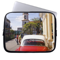 Old classic American auto in Guanabacoa a town