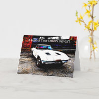 Old Classic Sports Car Funny Father's Day