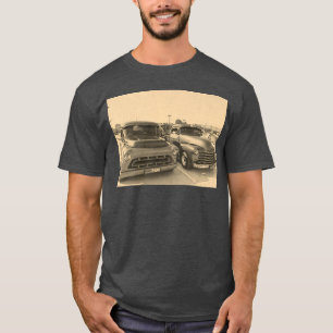 Old Classic Trucks Cars Car Sketch T-Shirt