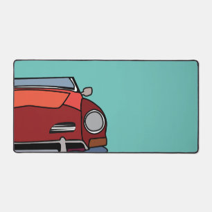Old Classic Vintage Car Desk Mat