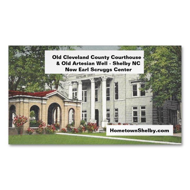 Old Cleveland County Courthouse 25 pk magnets (Front)