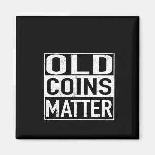 Old Coins Coin Collector Numismatist Sticker Magnet