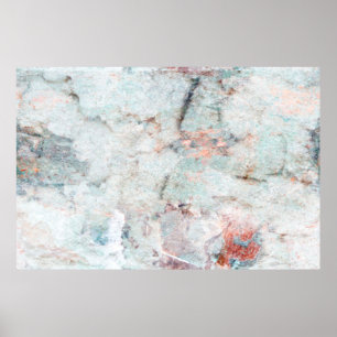 Old colour seamless grunge background. Wall patter Poster