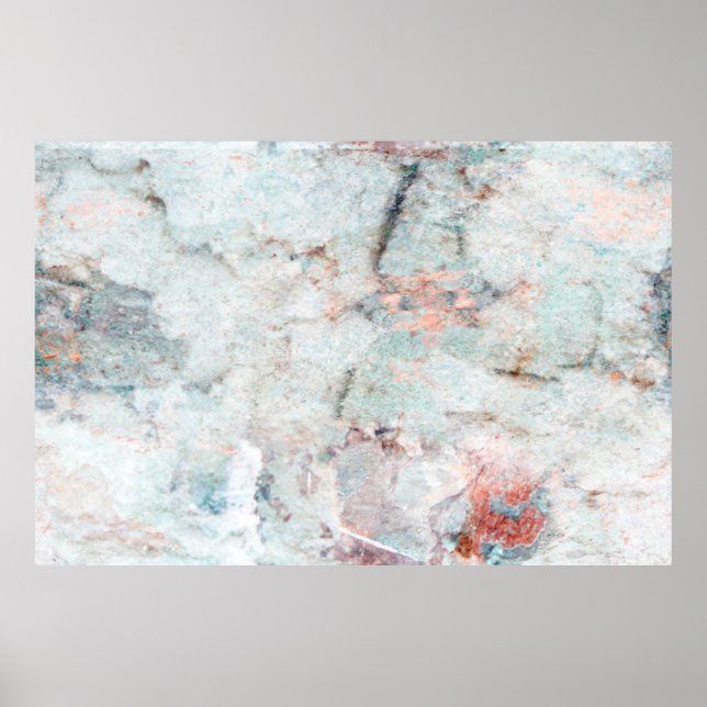 Old colour seamless grunge background. Wall patter Poster (Front)