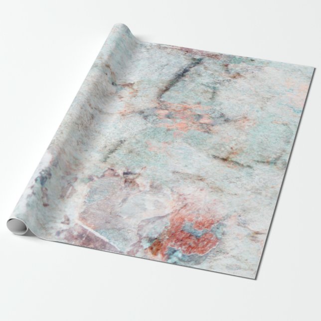 Old colour seamless grunge background. Wall patter Wrapping Paper (Unrolled)