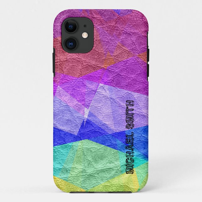 Old Coloured Leather #7 Case-Mate iPhone Case (Back)