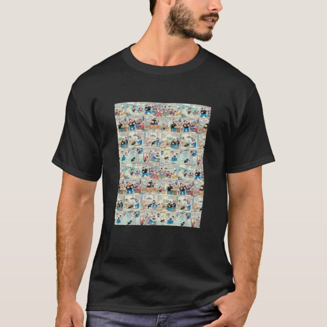 Old comic strip Graphic  T-Shirt (Front)