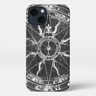 Old Compass Rose iPhone 13 Case