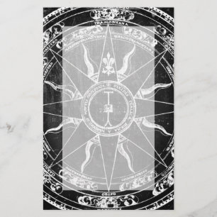 Old Compass Rose Stationery