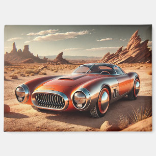 Old Concept Car Art Magnet