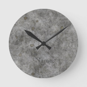 Old Concrete Round Clock