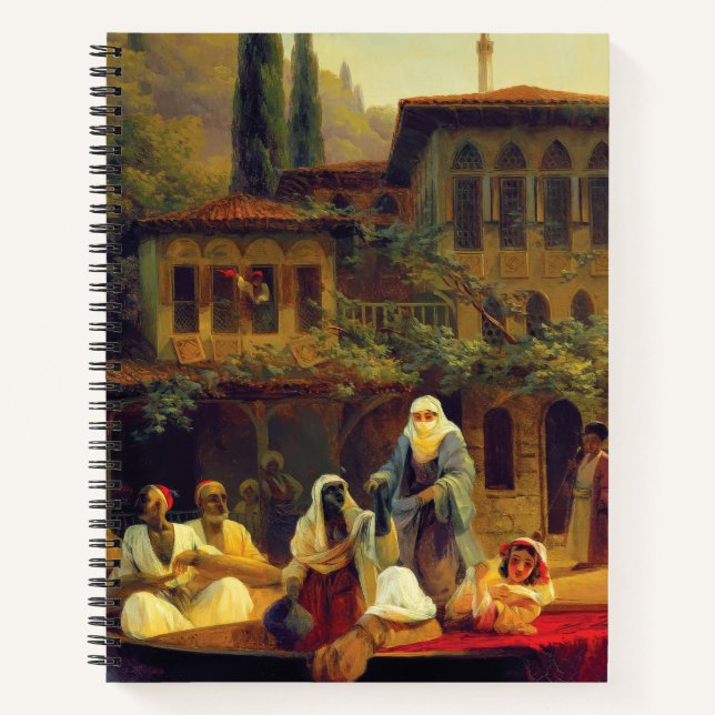 Old Constantinople Ottoman Architecture Fine Art  Notebook (Front)