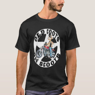 Old Coots On Scoots Motorcycle Funny T-Shirt