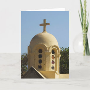 Old Coptic Church in Cairo, Egypt Holiday Card