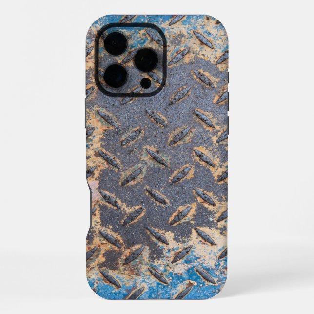 Old Corrugated Iron Rust Texture iPhone Case (Back)
