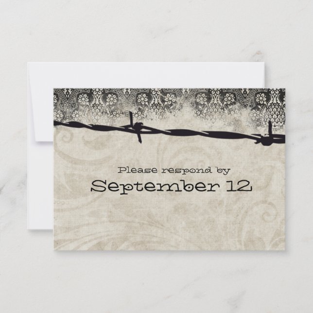 Old Country Barbed Wire rsvp (Front)