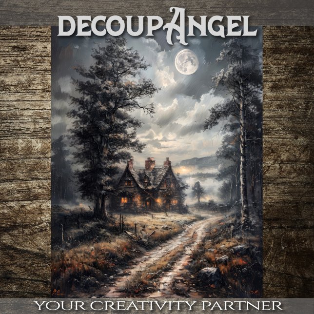 Old Country Dwelling - Decoupage - Tissue Paper (Creator Uploaded)