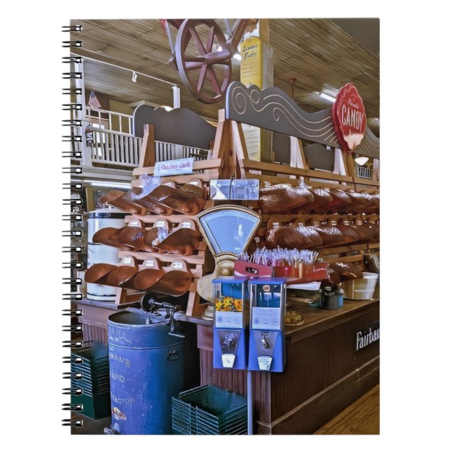 Old Country Store Spiral Photo Notebook (Front)