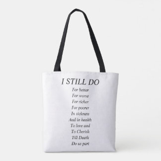 Old Couple full colour original art Anniversary Tote Bag