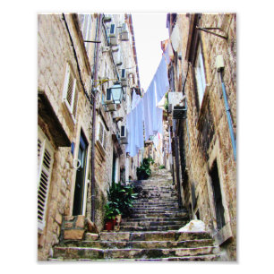 Old Croatian Sidestreets Photo Print