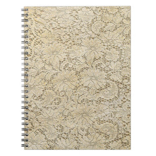 Old Crochet Lace Floral Pattern + your ideas Notebook