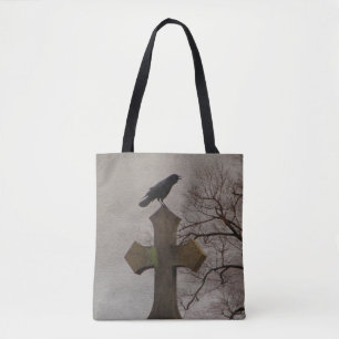 Old Cross And Crow Tote Bag