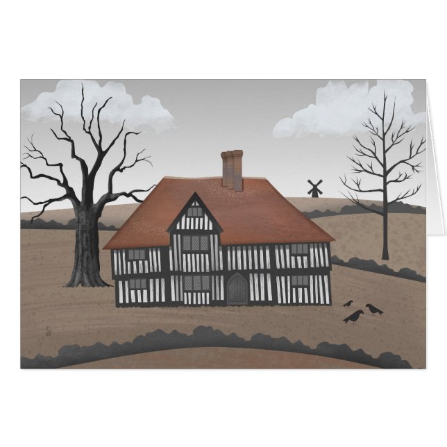 Old Crow Manor Card (Front Horizontal)
