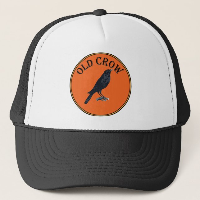 old crow trucker hat (Front)