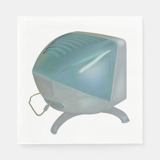 Old CRT Monitor Napkin (Front)