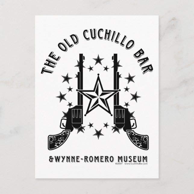 Old Cuchillo Bar Postcard (Front)