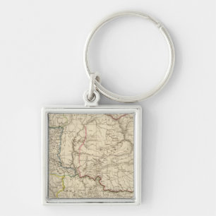 Old Dacia, Pannonia, Illyria, Moesia Key Ring