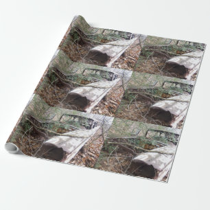 Old Derelict Retro Car Wrapping Paper