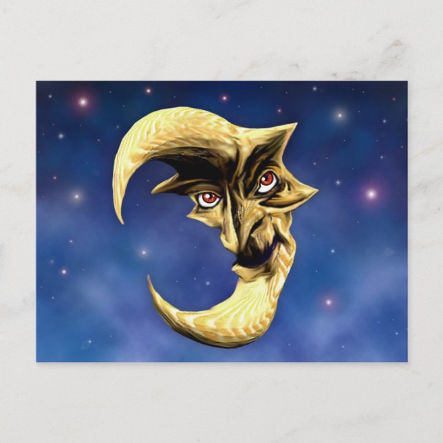 Old Devil Moon postcard (Front)