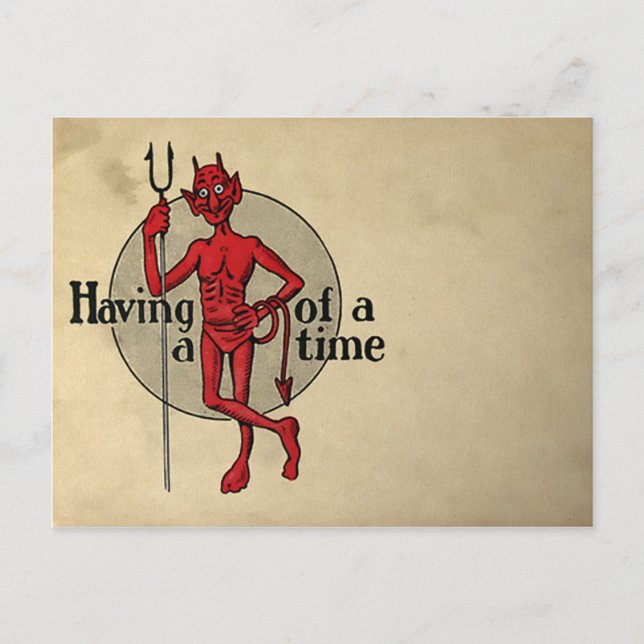 Old Devil Postcard (Front)