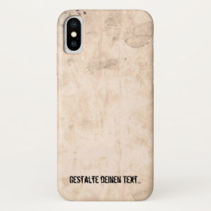 Old Dirty Background iPhone X Case